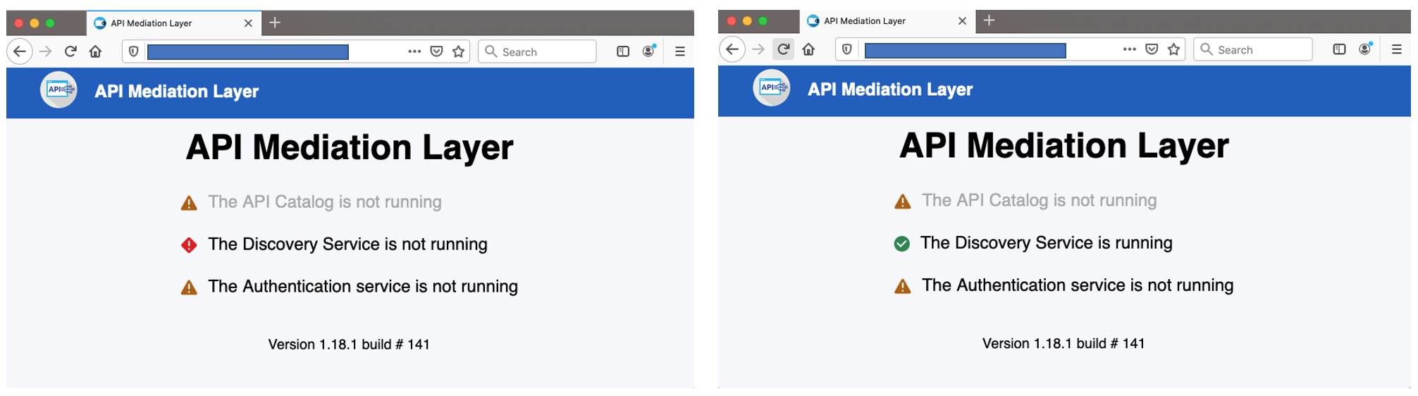 Zowe API Mediation Layer Startup